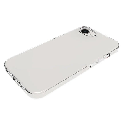 For iPhone 16e Slim Clear Phone Case Watermark Resistant TPU Back Cover