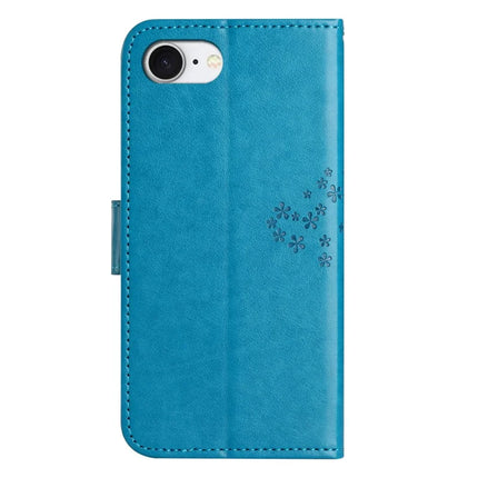 For iPhone 16e Case PU Leather Owl Tree Imprinted Wallet Phone Cover
