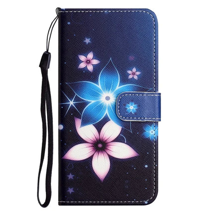 For iPhone 16e Case Pattern Print PU Leather Wallet Phone Cover Cross Texture