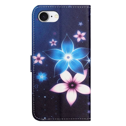 For iPhone 16e Case Pattern Print PU Leather Wallet Phone Cover Cross Texture