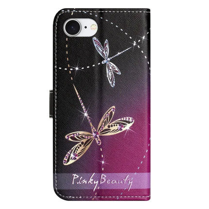 For iPhone 16e Case Pattern Print PU Leather Wallet Phone Cover Cross Texture
