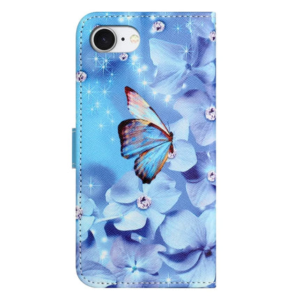 For iPhone 16e Case Pattern Print PU Leather Wallet Phone Cover Cross Texture
