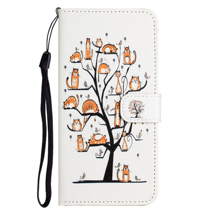 For iPhone 16e Case Pattern Print PU Leather Wallet Phone Cover Cross Texture