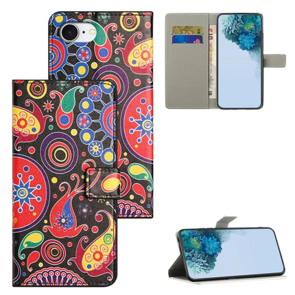 For iPhone 16e Case Pattern Print PU Leather Wallet Phone Cover