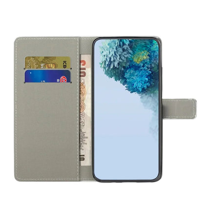For iPhone 16e Case Pattern Print PU Leather Wallet Phone Cover