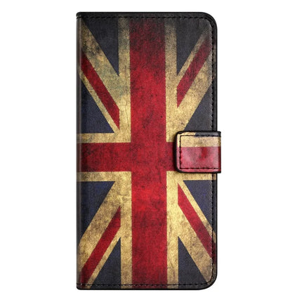 For iPhone 16e Case Pattern Print PU Leather Wallet Phone Cover