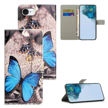For iPhone 16e Case Pattern Print PU Leather Wallet Phone Cover