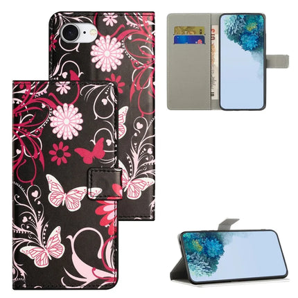 For iPhone 16e Case Pattern Print PU Leather Wallet Phone Cover