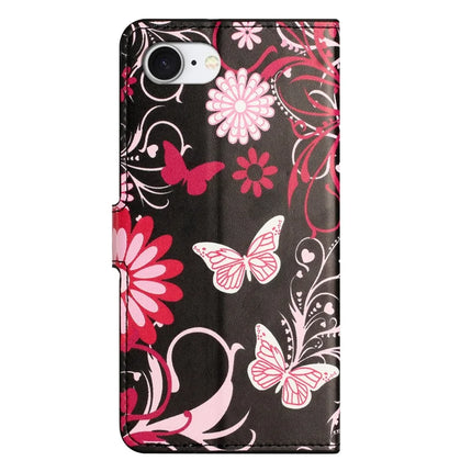 For iPhone 16e Case Pattern Print PU Leather Wallet Phone Cover