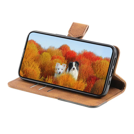 TTUDRCH Style 004 For iPhone 16e Leather Case RFID Blocking Wallet Stand Phone Cover with Strap
