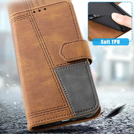TTUDRCH Style 004 For iPhone 16e Leather Case RFID Blocking Wallet Stand Phone Cover with Strap