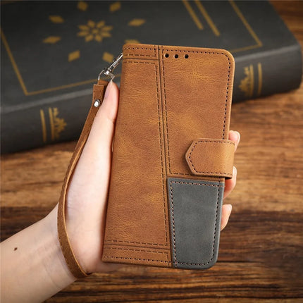 TTUDRCH Style 004 For iPhone 16e Leather Case RFID Blocking Wallet Stand Phone Cover with Strap