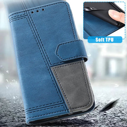 TTUDRCH Style 004 For iPhone 16e Leather Case RFID Blocking Wallet Stand Phone Cover with Strap