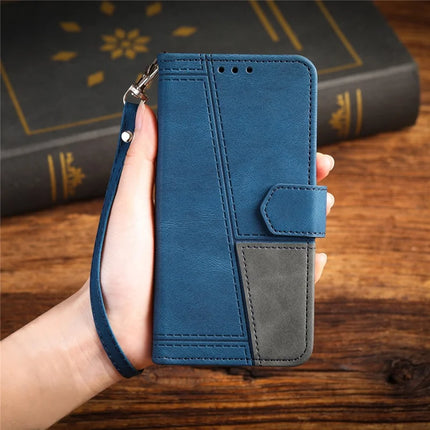 TTUDRCH Style 004 For iPhone 16e Leather Case RFID Blocking Wallet Stand Phone Cover with Strap