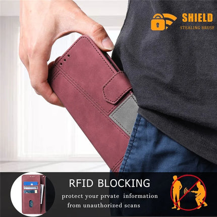 TTUDRCH Style 004 For iPhone 16e Leather Case RFID Blocking Wallet Stand Phone Cover with Strap