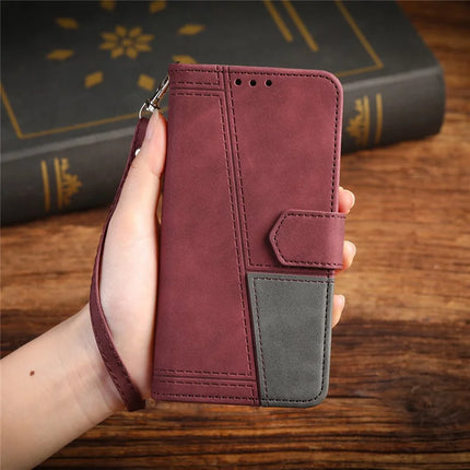 TTUDRCH Style 004 For iPhone 16e Leather Case RFID Blocking Wallet Stand Phone Cover with Strap