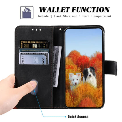 TTUDRCH Style 004 For iPhone 16e Leather Case RFID Blocking Wallet Stand Phone Cover with Strap