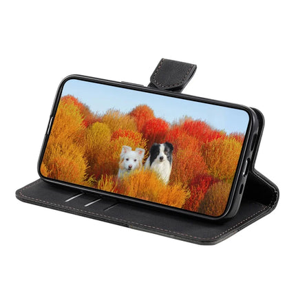 TTUDRCH Style 004 For iPhone 16e Leather Case RFID Blocking Wallet Stand Phone Cover with Strap