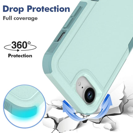 For iPhone 16e Case 2 in 1 PC + TPU Shockproof Phone Cover