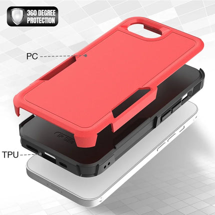 For iPhone 16e Case 2 in 1 PC + TPU Shockproof Phone Cover