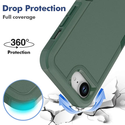 For iPhone 16e Case 2 in 1 PC + TPU Shockproof Phone Cover