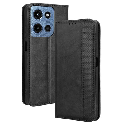 For Motorola Moto G (2025) 5G Retro PU Leather Case Phone Wallet Stand Cover