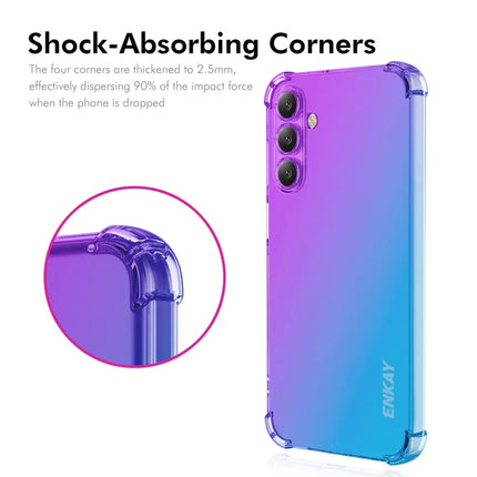 For Samsung Galaxy A36 5G Case ENKAY Gradient Series Thickened Four Corner Anti-Drop TPU Phone Cover