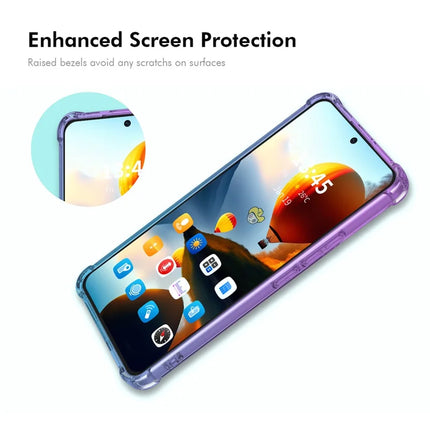 For Samsung Galaxy A06 Case ENKAY Gradient Series Thickened Four Corner Anti-Drop TPU Phone Cover