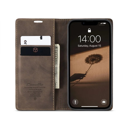 For iPhone 16e Wallet Case CASEME 013 Series PU Leather Phone Cover Stand