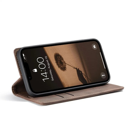 For iPhone 16e Wallet Case CASEME 013 Series PU Leather Phone Cover Stand