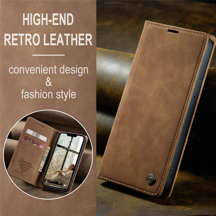 For iPhone 16e Wallet Case CASEME 013 Series PU Leather Phone Cover Stand