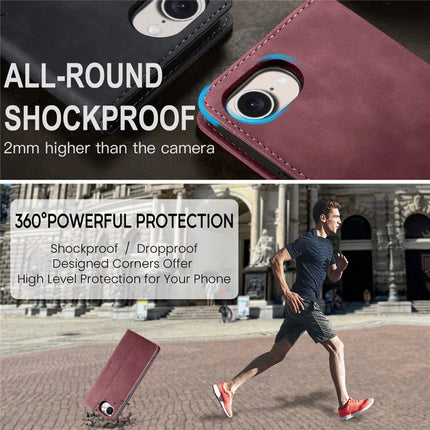 For iPhone 16e Wallet Case CASEME 013 Series PU Leather Phone Cover Stand