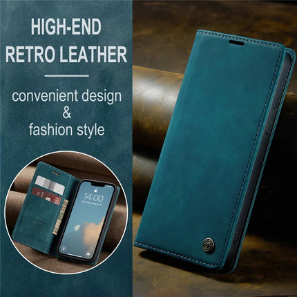 For iPhone 16e Wallet Case CASEME 013 Series PU Leather Phone Cover Stand