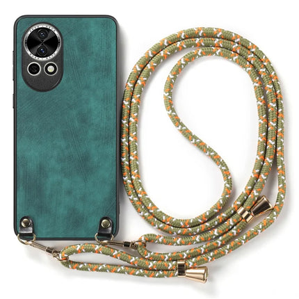 For Huawei nova 13 5G Retro Leather Phone Back Cover with Adjustable Strap