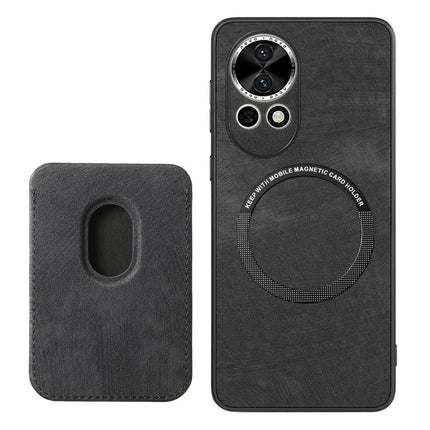 For Huawei nova 13 5G Case Retro Leather TPU Phone Back Cover with Detachable Card Slot