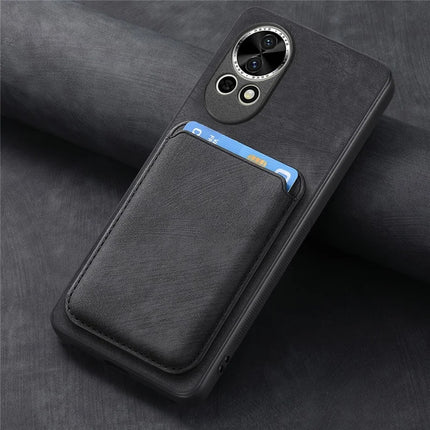 For Huawei nova 13 5G Case Retro Leather TPU Phone Back Cover with Detachable Card Slot