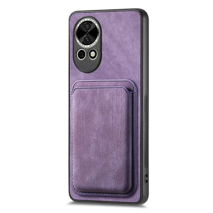 For Huawei nova 13 5G Case Retro Leather TPU Phone Back Cover with Detachable Card Slot