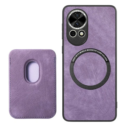 For Huawei nova 13 5G Case Retro Leather TPU Phone Back Cover with Detachable Card Slot