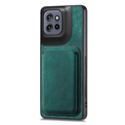 For Motorola Edge 50 Neo 5G Case Retro Leather TPU Phone Back Cover with Detachable Card Slot