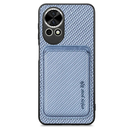 For Huawei nova 13 5G Case Magnetic Detachable Card Holder Phone Back Cover - Blue
