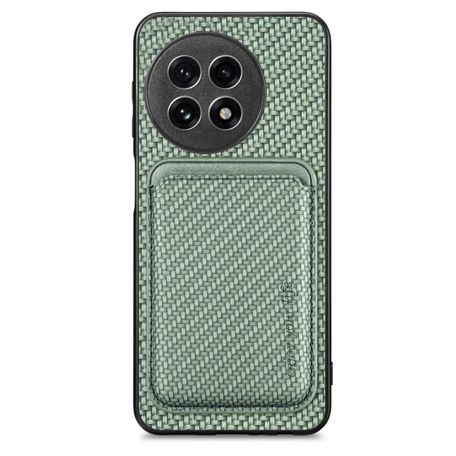 For OnePlus Ace 5 5G / OnePlus Ace 5 Pro 5G Case Magnetic Detachable Card Holder Phone Back Cover - Green