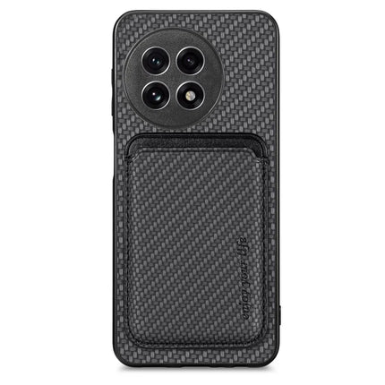 For OnePlus Ace 5 5G / OnePlus Ace 5 Pro 5G Case Magnetic Detachable Card Holder Phone Back Cover - Black