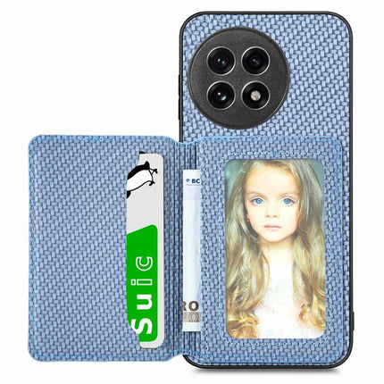 For OnePlus Ace 5 5G / OnePlus Ace 5 Pro 5G Case RFID Blocking Carbon Fiber Leather Phone Back Cover with Card Holder