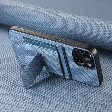 For Huawei nova 13 5G Case with Card Holder Kickstand Fiber Pattern Leather Back Cover