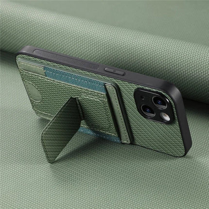 For Huawei nova 13 5G Case with Card Holder Kickstand Fiber Pattern Leather Back Cover