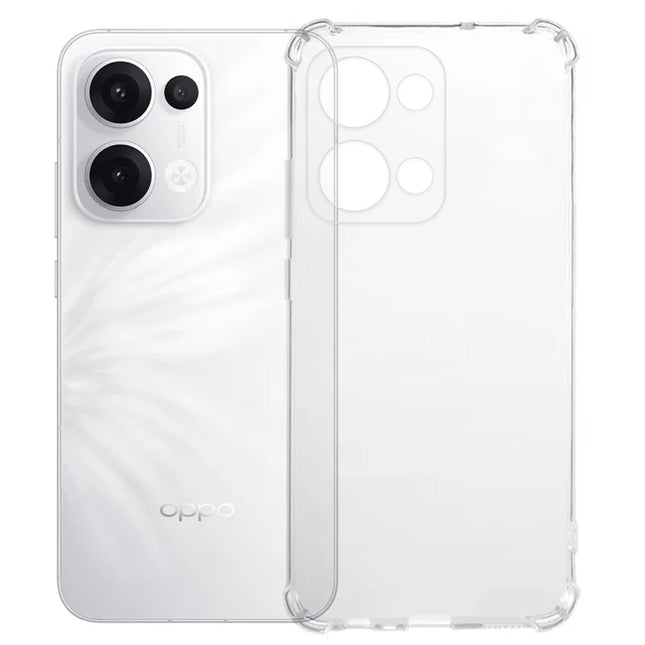 For Oppo Reno13 Pro 5G Clear Phone Case KALEBOL KLB-TPU001 1.5mm TPU Shockproof Phone Cover - Transparent
