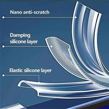 For Oppo Reno13 Pro 5G Clear Phone Case KALEBOL KLB-TPU001 1.5mm TPU Shockproof Phone Cover