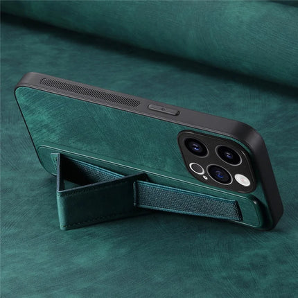 For Samsung Galaxy A36 5G Case with Wristband Kickstand Leather + TPU Phone Cover