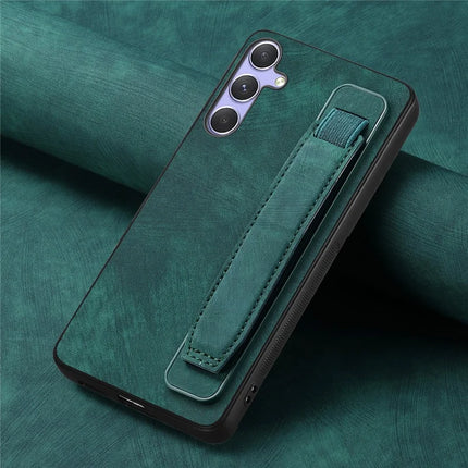 For Samsung Galaxy A26 5G Case with Wristband Kickstand Leather + TPU Phone Cover