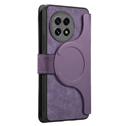 For OnePlus Ace 5 5G / OnePlus Ace 5 Pro 5G Case CASENEO Detachable Magnetic RFID Block Leather Phone Wallet Cover - Purple